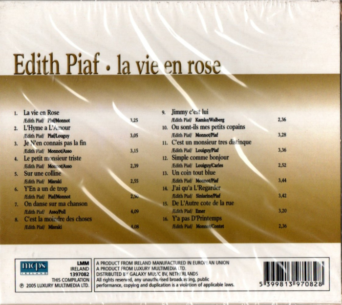 Edith Piaf – La Vie En Rose (CD) [2]