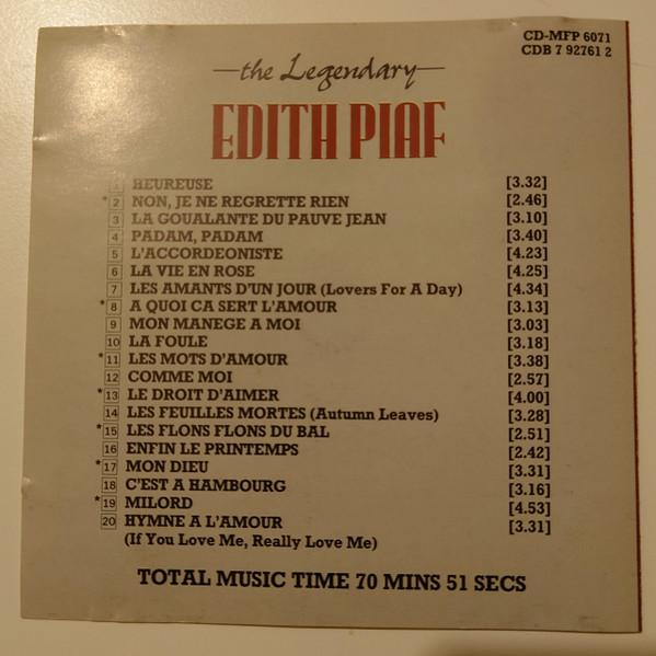 Edith Piaf - The Legendary Edith Piaf [2]