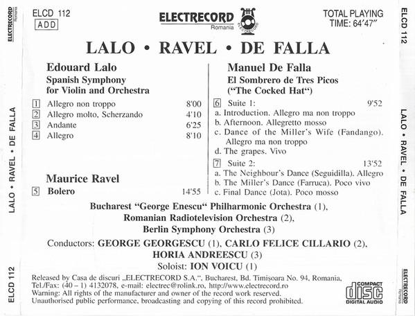 Édouard Lalo - Spanish Symphony / Bolero / El Sombrero De Tres Picos [2]