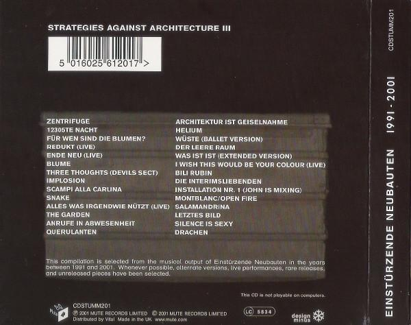 Einstürzende Neubauten - Strategies Against Architecture III (1991-2001), (CD) [2]