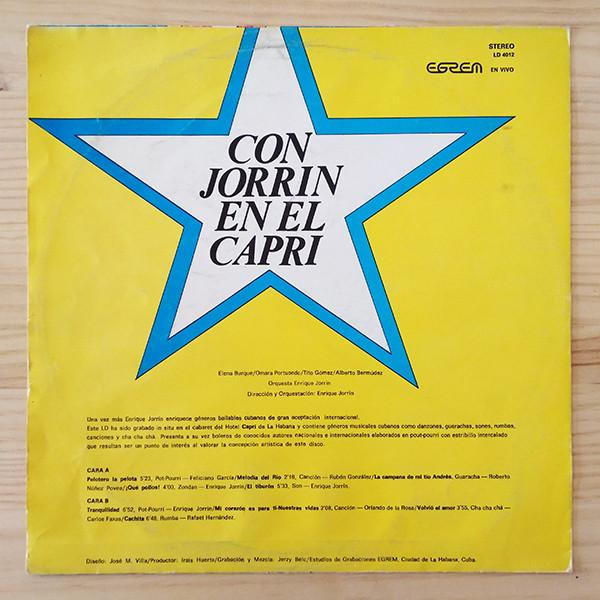 Elena Burke - Con Jorrin En El Capri (Disc Vinil) [2]