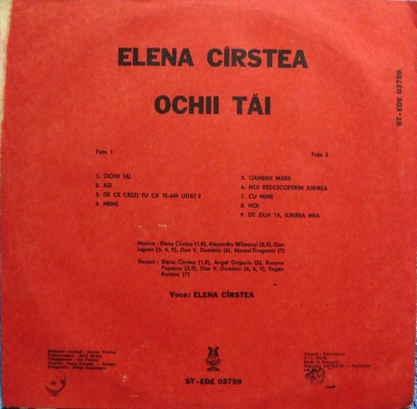 Elena Cârstea - Ochii Tăi, (Disc Vinil) [2]