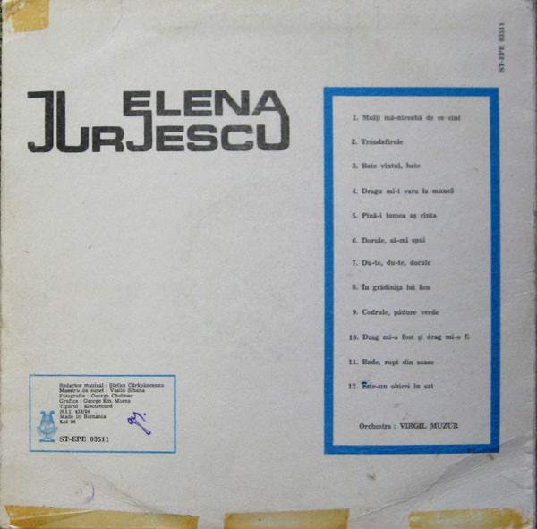 Elena Jurjescu – Elena Jurjescu (DISC VINL) [2]