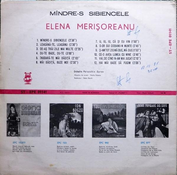 Elena Merișoreanu - Mîndre-s Sibiencele [2]