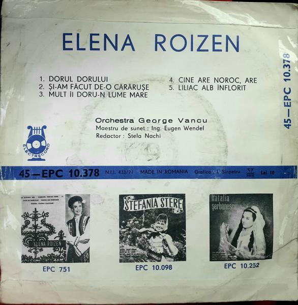 Elena Roizen - Dorul Dorului  (Disc Vinil) [2]