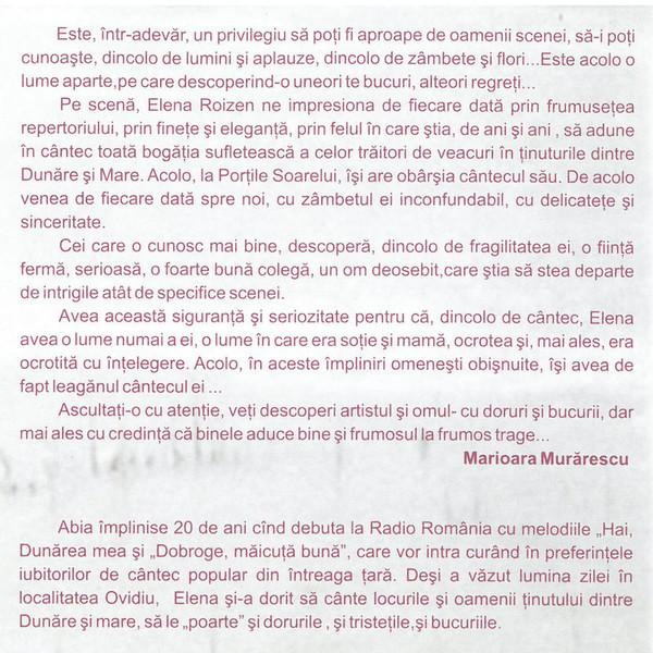 Elena Roizen - Mândră Fată De Pescar [2]