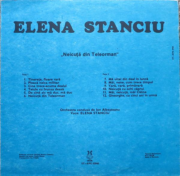 Elena Stanciu - Neicuță Din Teleorman (Disc Vinil) [2]