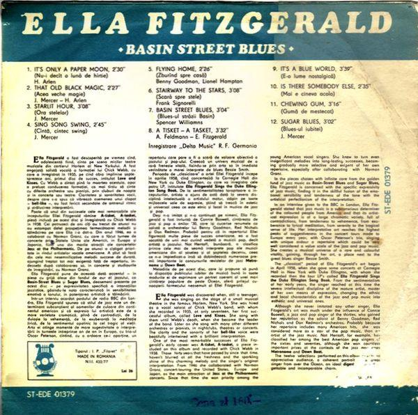 Ella Fitzgerald - Basin Street Blues, (Disc Vinil) [2]