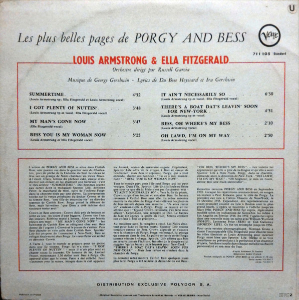 Ella Fitzgerald - Porgy And Bess, (Disc Vinil) [2]