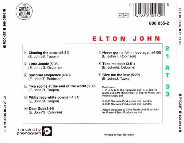 Elton John - 21 At 33 [2]