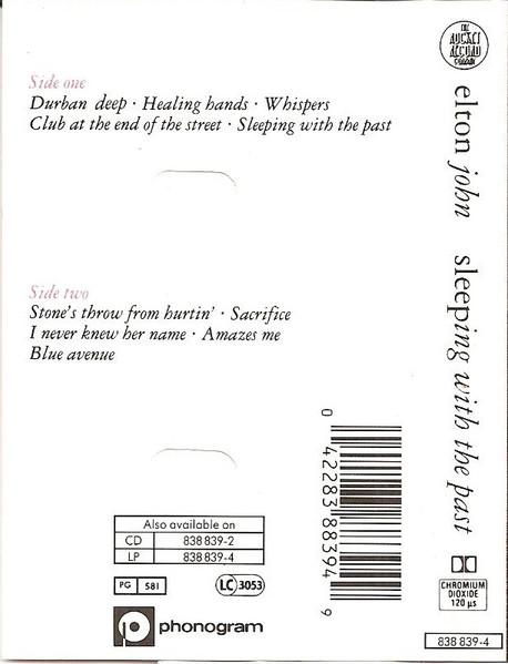 Elton John - Sleeping With The Past, (Casetă Audio) [2]