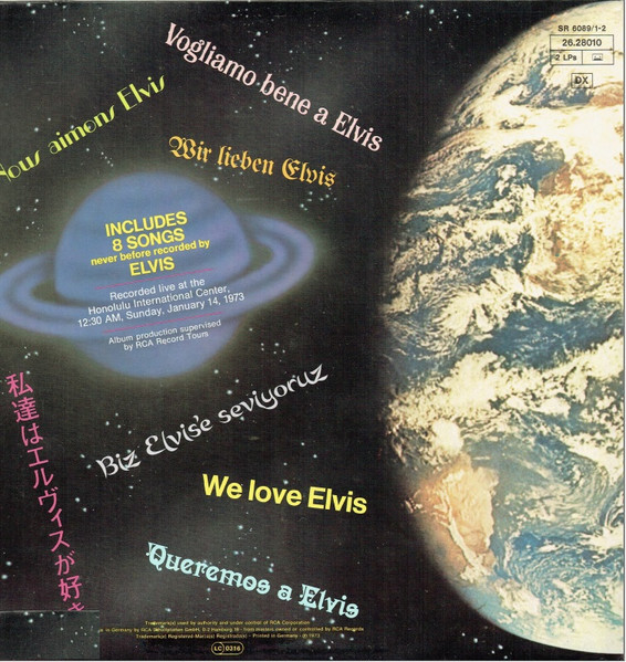 Elvis - Aloha From Hawaii Via Satellite (VINIL) [2]
