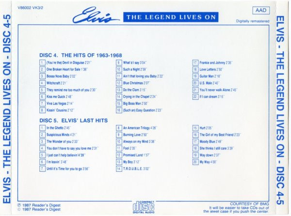 Elvis* – The Legend Lives On (CD) [2]