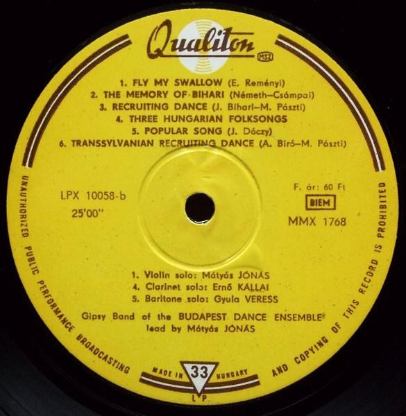 Ensemble Budapest - The Budapest Gipsies (Disc Vinil) [2]