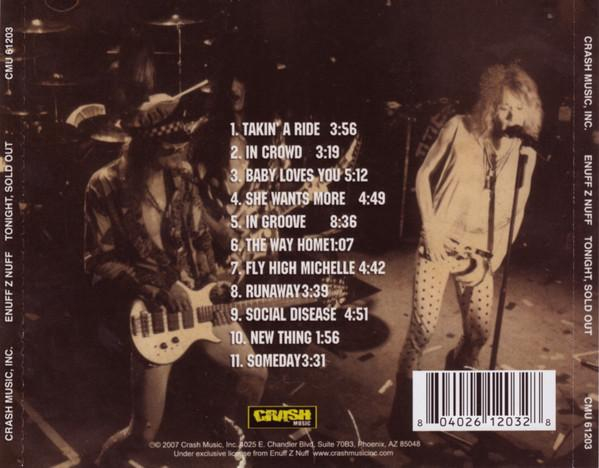 Enuff Z'nuff - Tonight, Sold Out  [2]