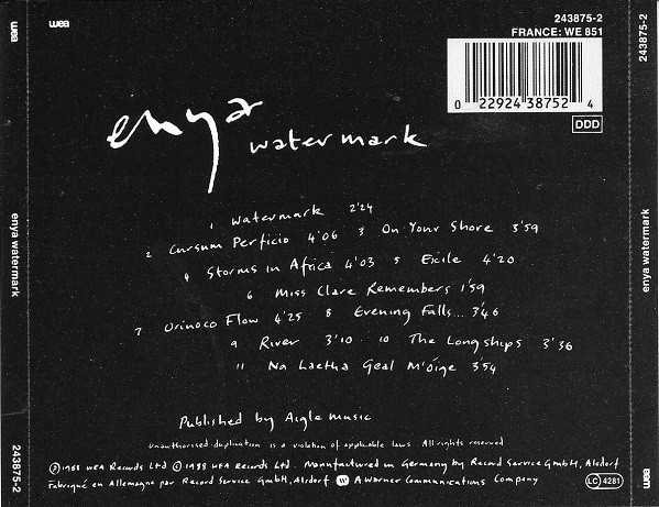 Enya - Watermark (CD) [2]