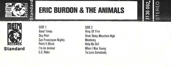 Eric Burdon & The Animals - Eric Burdon And The Animals (Caseta Audio) [2]