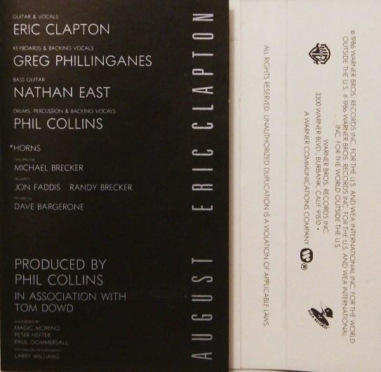 Eric Clapton - August (Caseta Audio) [2]