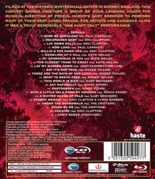 Eric Clapton, Roger Taylor, Mike Rutherford, Gary Brooker – A Concert By The Lake [2]