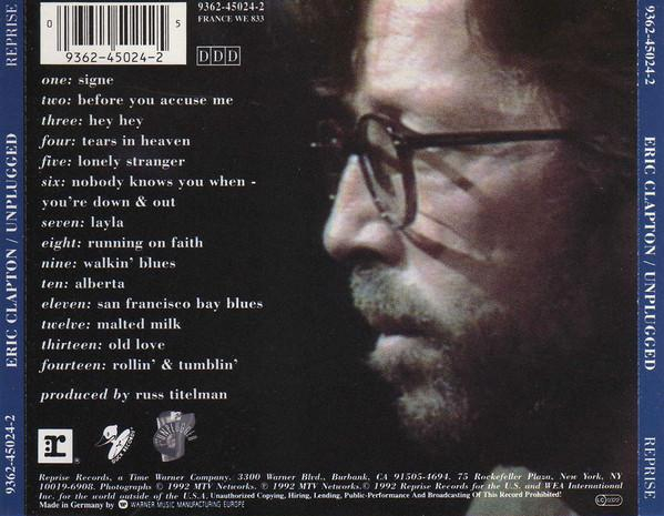 Eric Clapton - Unplugged, (CD) [2]