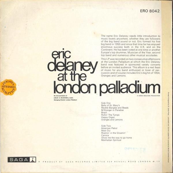 Eric Delaney - At The London Palladium, (Disc Vinil) [2]