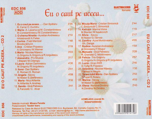Eu O Caut Pe Aceea ... - CD 2 [2]