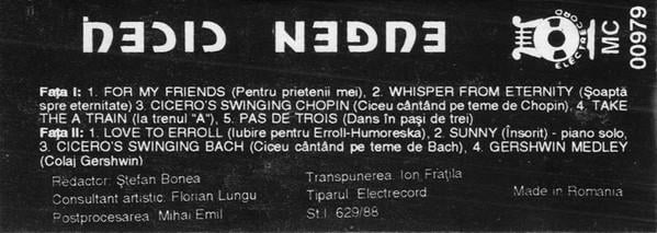 Eugen Cicero - Cicero Jazz, (Casetă Audio) [2]