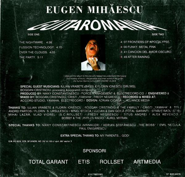 Eugen Mihăescu - Guitaromania, (Disc Vinil) [2]