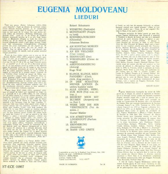 Eugenia Moldoveanu - Lieduri Cu Eugenia Moldoveanu [2]