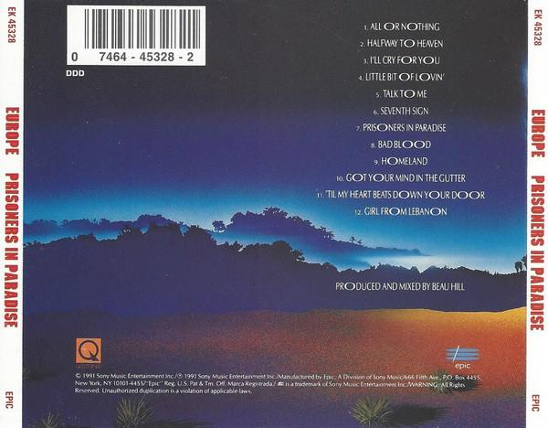 Europe  - Prisoners In Paradise (CD) [2]