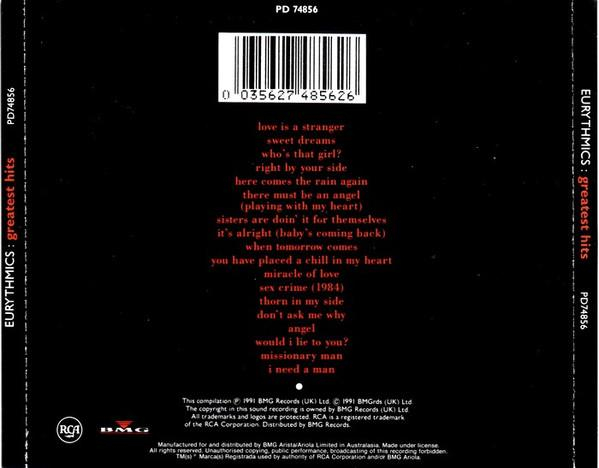 Eurythmics - Greatest Hits (CD) [2]