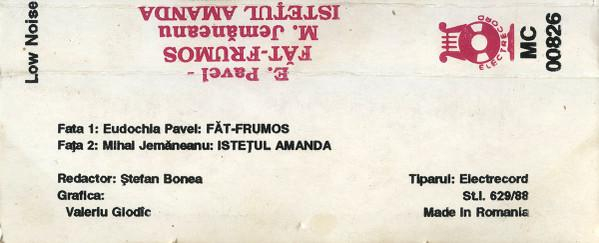 Evdochia Pavel - Făt-Frumos / Istețul Amanda (Caseta Audio) [2]