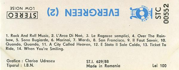 Evergreen  (Caseta Audio) [2]