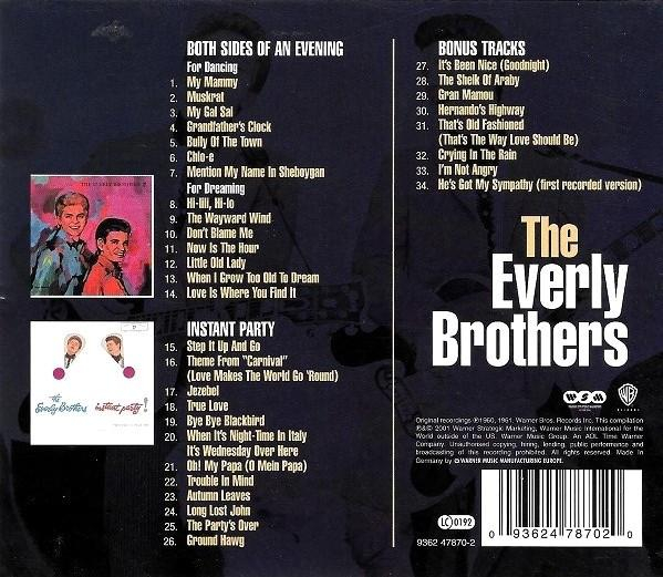 Everly Brothers - Both Sides Of An Evening & Instant Party (CD) [2]