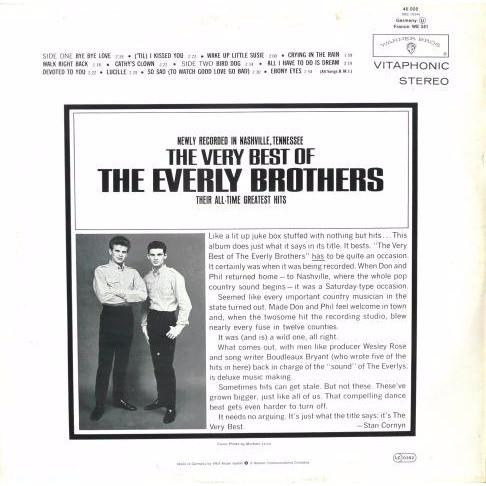 Everly Brothers - The Very Best Of The Everly Brothers (Disc Vinil) [2]
