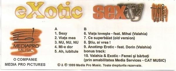 eXotic - Sexxy, (Casetă Audio) [2]