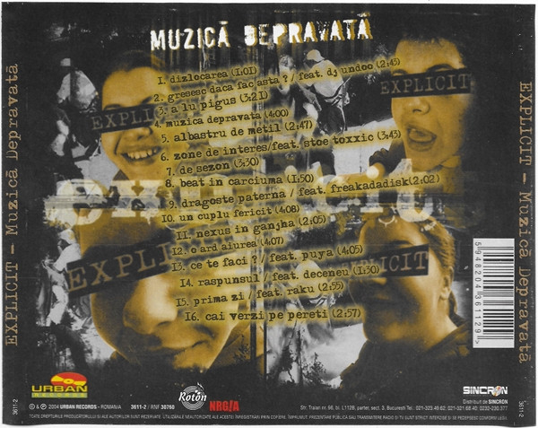 Explicit - Muzică Depravată (CD Audio) [2]