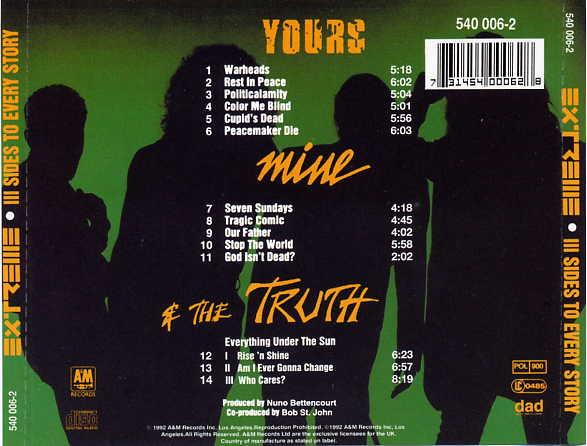 Extreme - III Sides To Every Story (CD) [2]