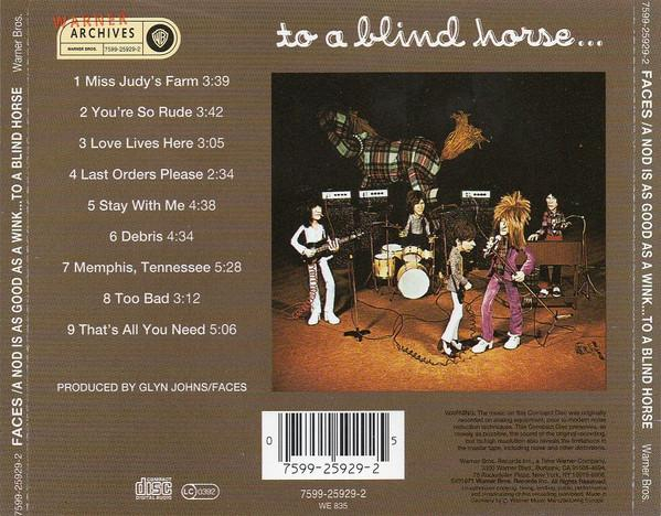Faces - A Nod Is As Good As A Wink...To A Blind Horse (CD) [2]