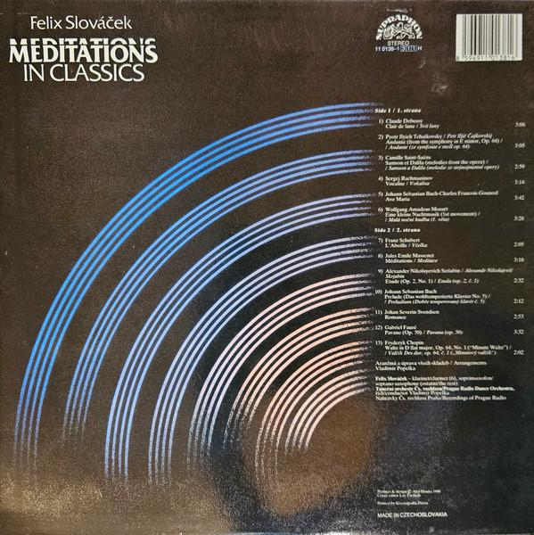Felix Slováček - Meditations In Classics (Disc Vinil) [2]