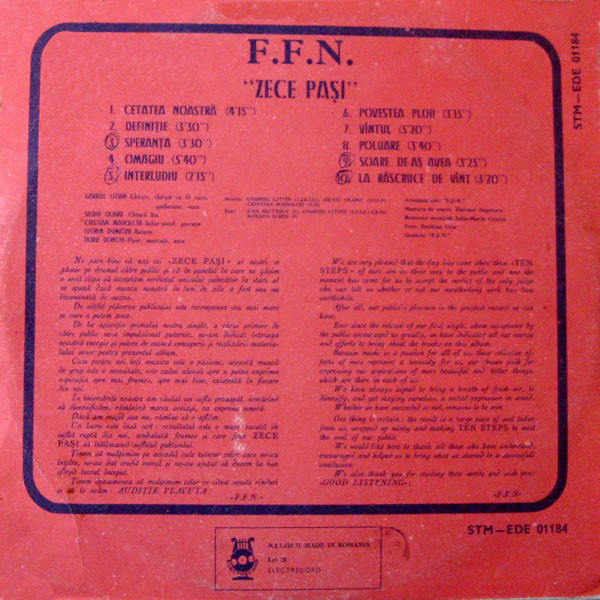 FFN – Zece Pași (VINIL) [2]