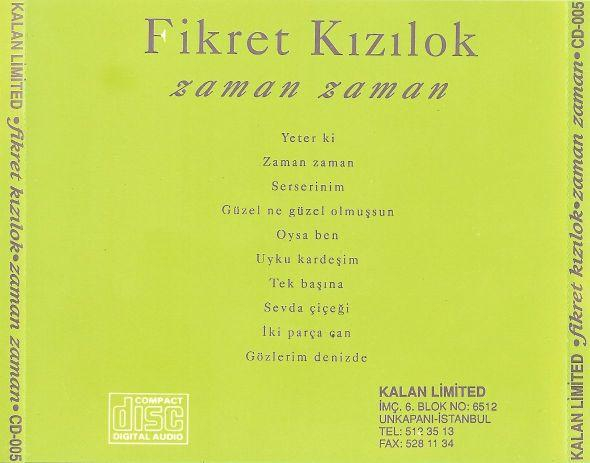 Fikret Kızılok - Zaman Zaman (CD) [2]