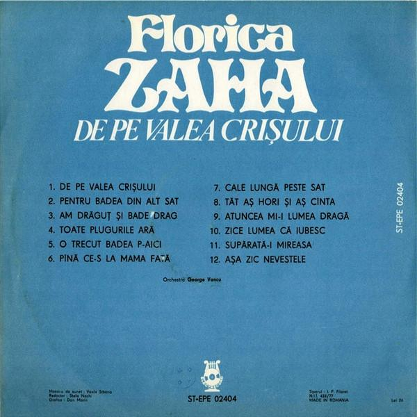 Florica Zaha - De Pe Valea Crișului [2]