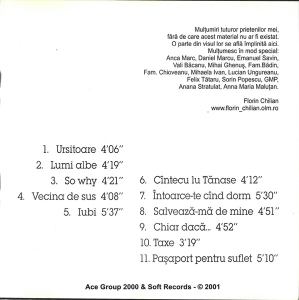 Florin Chilian - Iubi (Interfață La Realitate) , (CD) [2]
