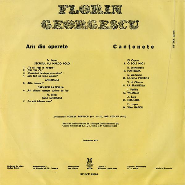 Florin Georgescu - Arii Din Operete Și Canțonete [2]