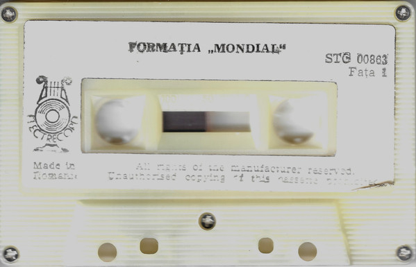 Formația "Mondial"* – Remember Mondial (CASETA AUDIO) [2]