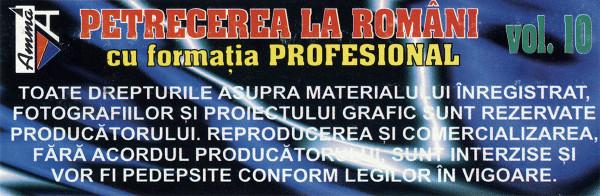 Formația Profesional - Petrecerea La Români Vol. 10 Fir-ai A Dracului Nevastă, (Casetă Audio) [2]