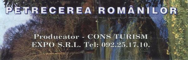 Formația Record - Petrecerea Românilor (Ia Bărbate Și Te Jură), (Casetă Audio) [2]
