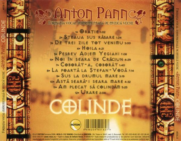 Formația Vocal-Instrumentală de Muzică Veche Anton Pann - Colinde (CD) [2]