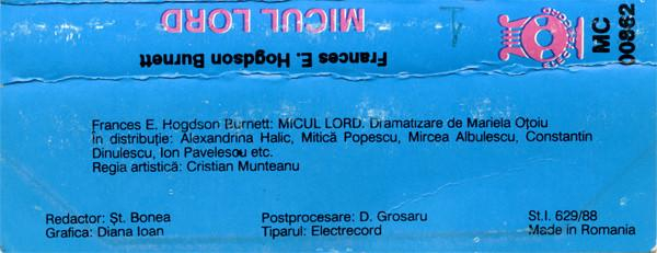 Frances Hodgson Burnett - Micul Lord (Caseta Audio) [2]